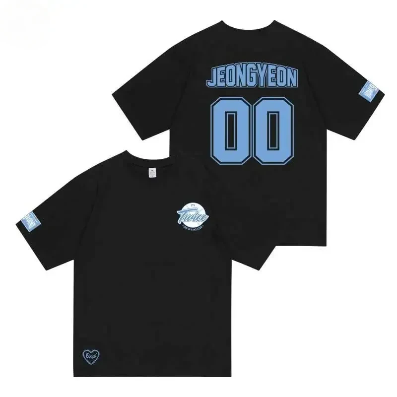 

KPOP TWICE FM HOME 9ROUNG футболка с коротким рукавом для женщин и мужчин футболка с эстетическим рисунком хлопковые футболки уличная одежда больших размеров