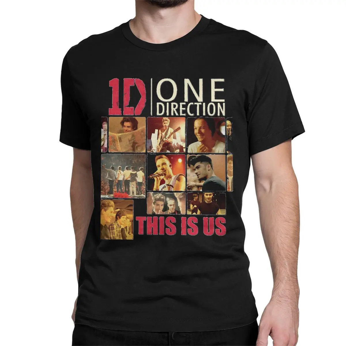 Vintage This Is Us Ones 1D Directions T-Shirt for Men Women O Neck Pure Cotton T Shirt Short Sleeve Tee Shirt Plus Size Clothing