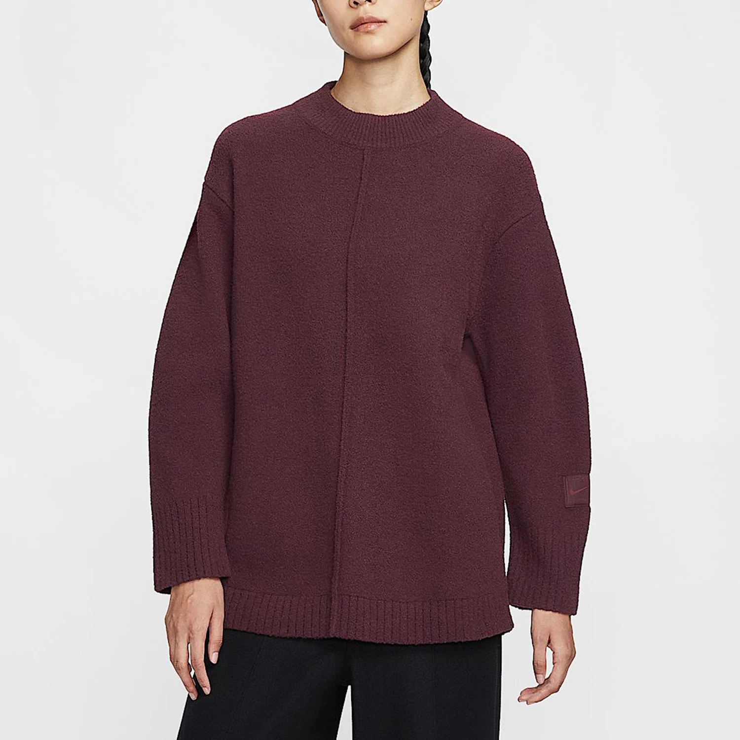 

Nike Women's Autumn Round Neck Knitted Embroidered Sweatshirt HV2081-652