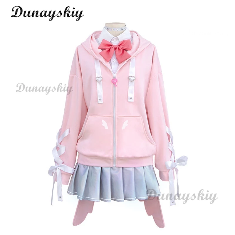 Needy Girl Overdose/Needy Streamer Overload Ame KAngel Hoodie Carnival Women Christmas Party Clothes Halloween Cosplay Costume