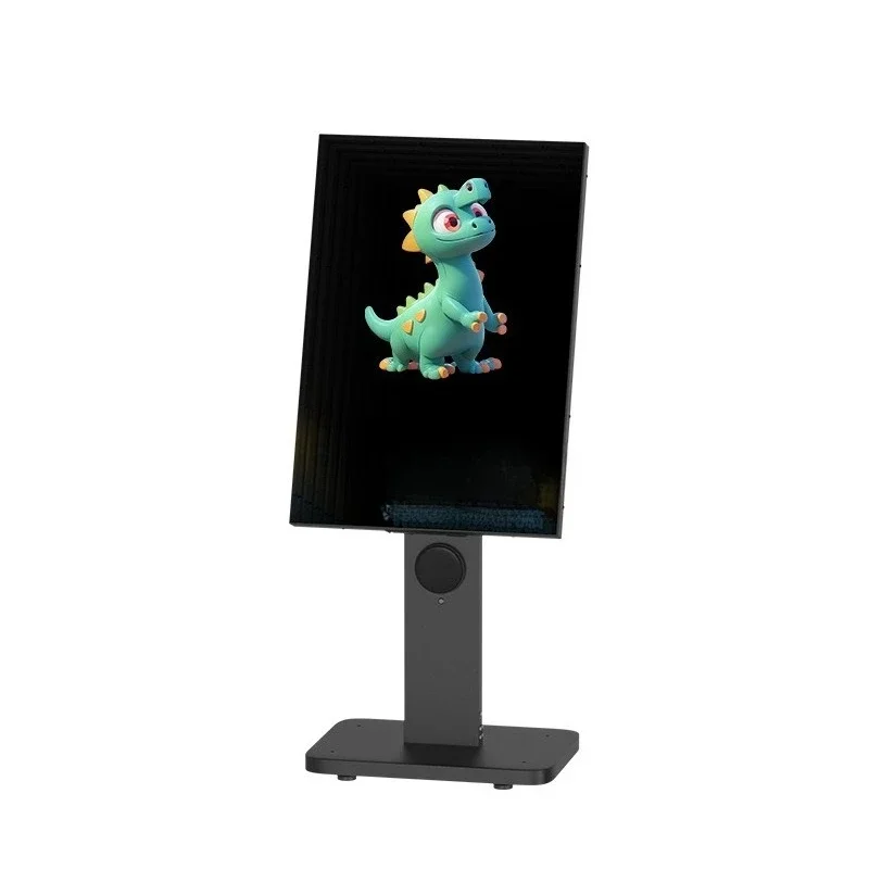 3D holographic fan screenless display aerial imaging rotating led three-dimensional suspension projector advertising machine