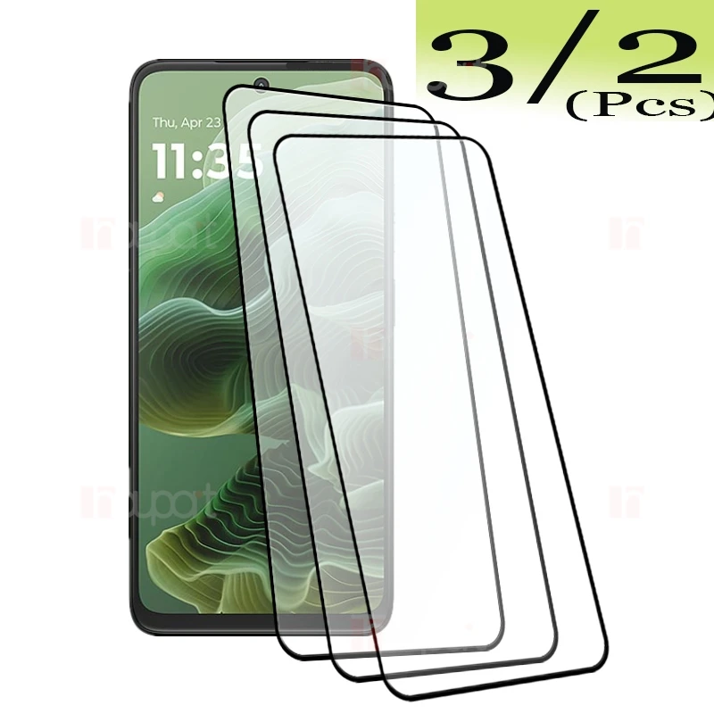 3/2 قطعة الغراء الكامل لموتورولا موتو G35 الزجاج المقسى 9H المضادة للخدش للصدمات حامي الشاشة غطاء كامل #1