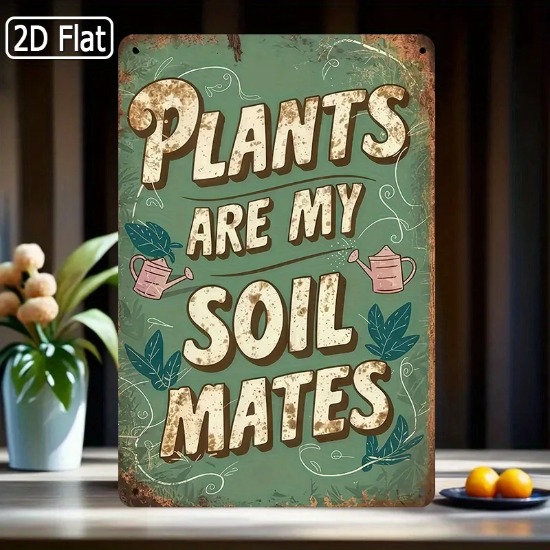2D Flat - 1pc Vintage Sign in 2D, Celebrating St. Patrick'S Day, Ideal for Irish Bars, Made of Sturdy Metal, Suitable for Kitche