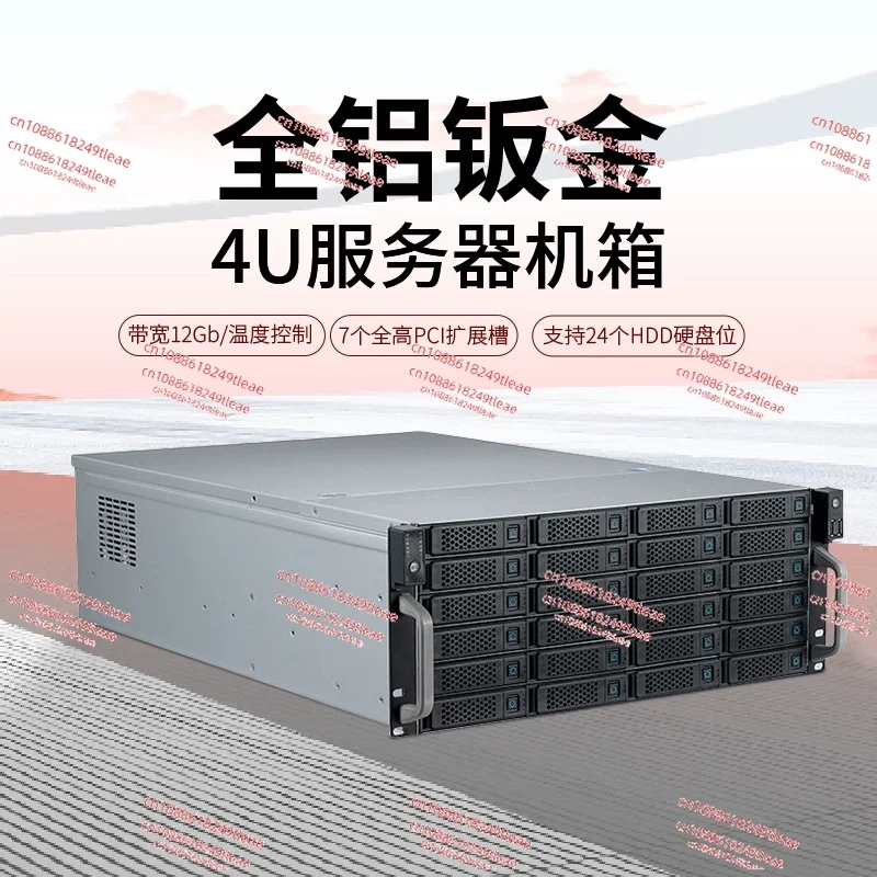 

Пустое шасси 4U, 24-лучеечная объединительная плата с возможностью горячей замены SAS SATA, серверный корпус для хранения данных высокой плотности, без приводов