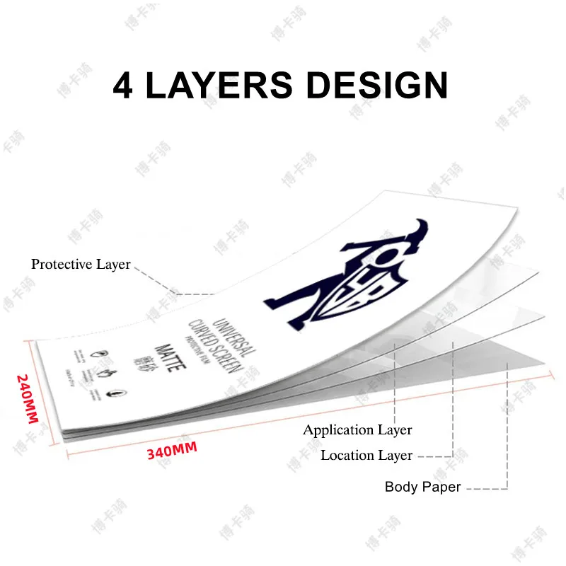 340x240mm HD/Matte Hydrogel Film For iPad Screen Protector Scratch Proof Blade Cutting Machine TPU Universal Film