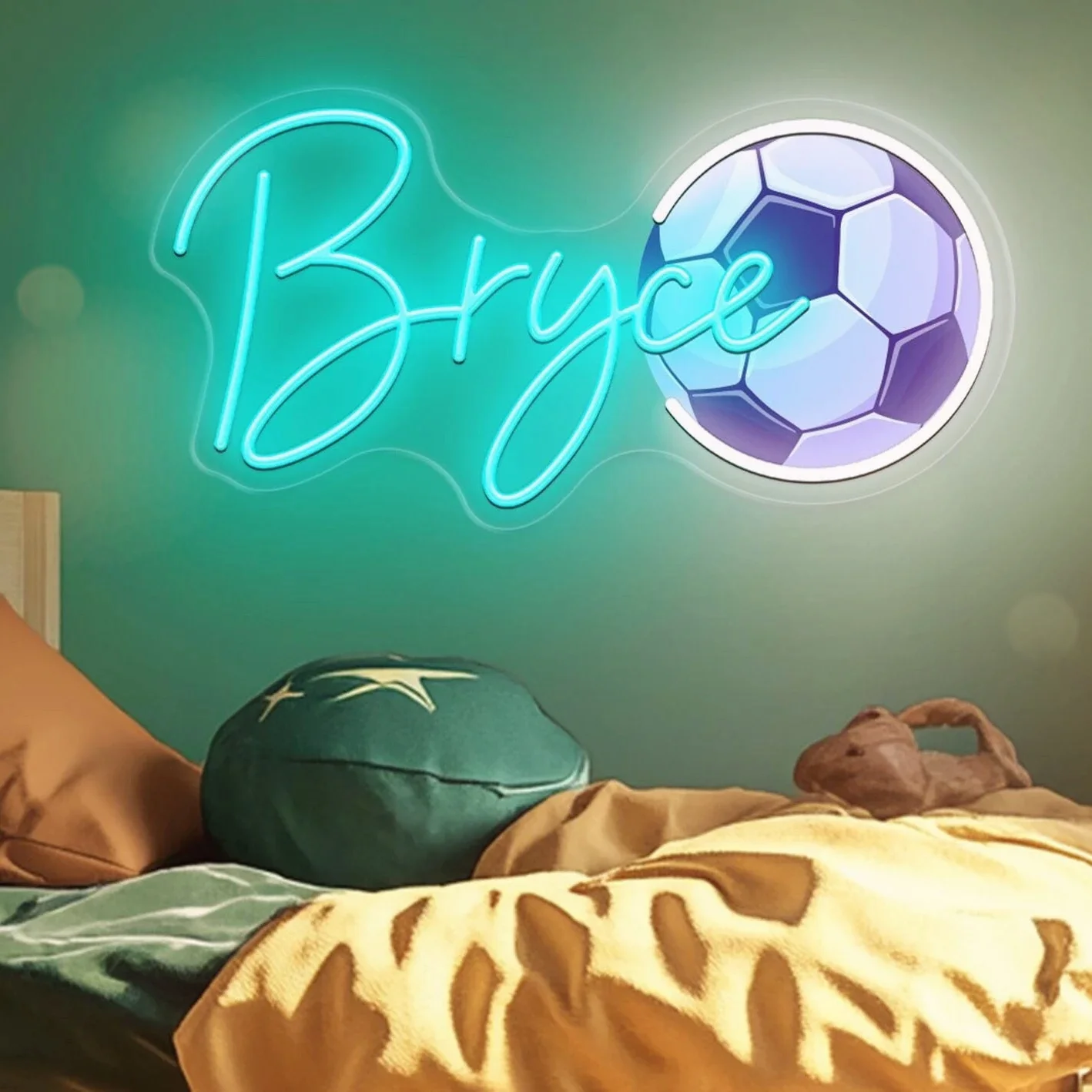 

Custom Neon Sign Personalized Neon LED Sign For Birthday Party Bedroom Childrens Commemorative Gift background Decoration Light