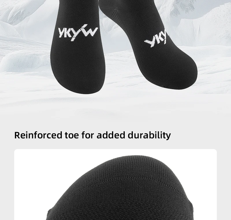 YKYWBIKE Rennradsocken Outdoor Fahrrad Rennrad Laufsportsocken Atmungsaktive Feuchtigkeitsabsorbierende Socken Unisex 14 Farben – Detail 3
