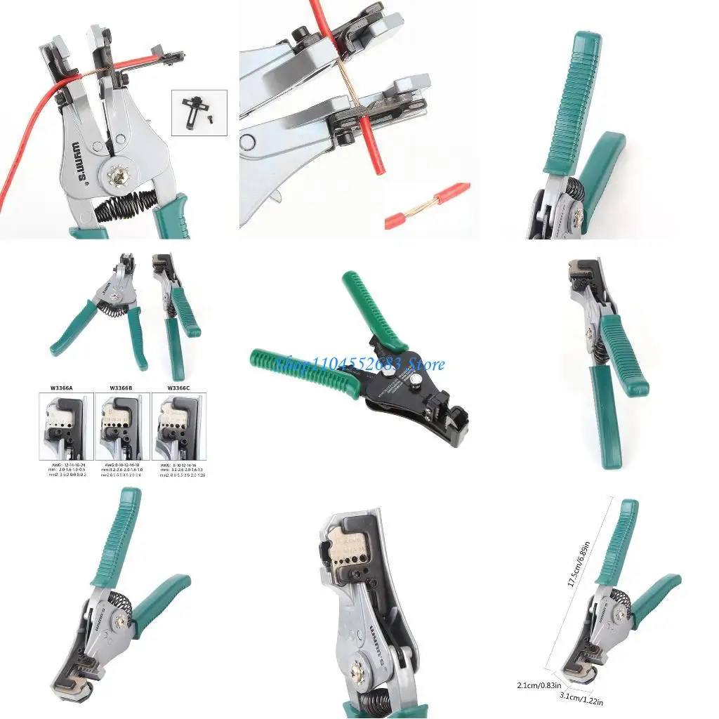 

Y6GD Automatic Wire Stripper Cable Cutter Pliers Electrical Stripping For Electrician