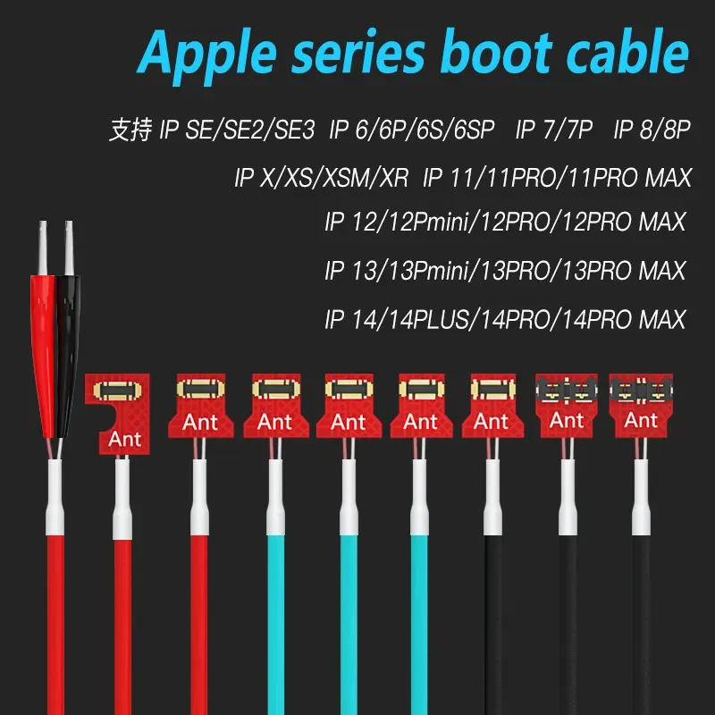 MaAnt PY1 3A 1to3 IP Series Power on cable for IPHONE 6-14PM Flexible Screen Repair Cable High Precision 1:1 Battery Holder