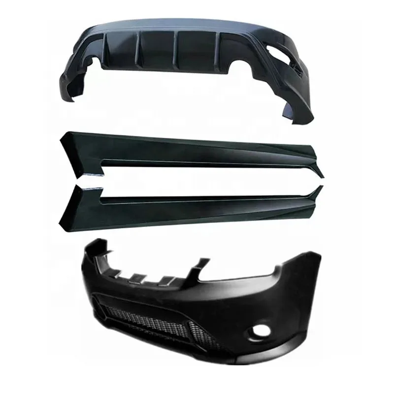 

High quality ion PP Car Bumpers For Focus 2005-2014 Upgrade RS Style Front bumper Rear bumper Side ski