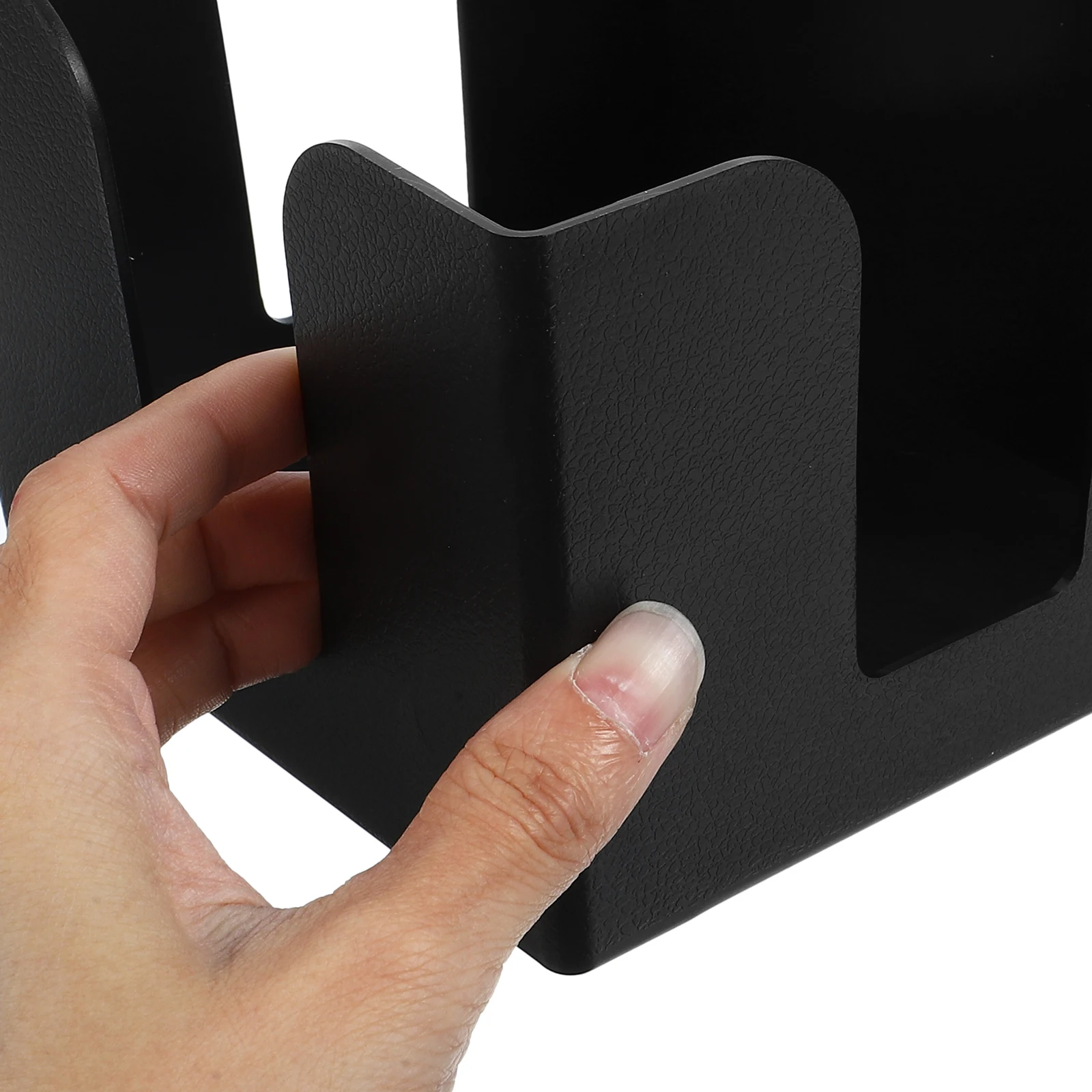 

Cup Storage Box Coffee Cups Holder Stand Lids Paper Organizer Countertop Dispenser Black Home Convenience Stores Sandwich Shops