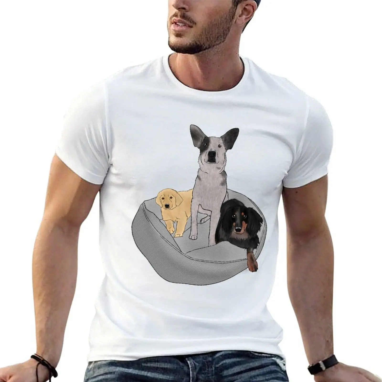Camiseta Nugget, Domino y Grendel, camiseta de algodón para hombre, camiseta personalizada