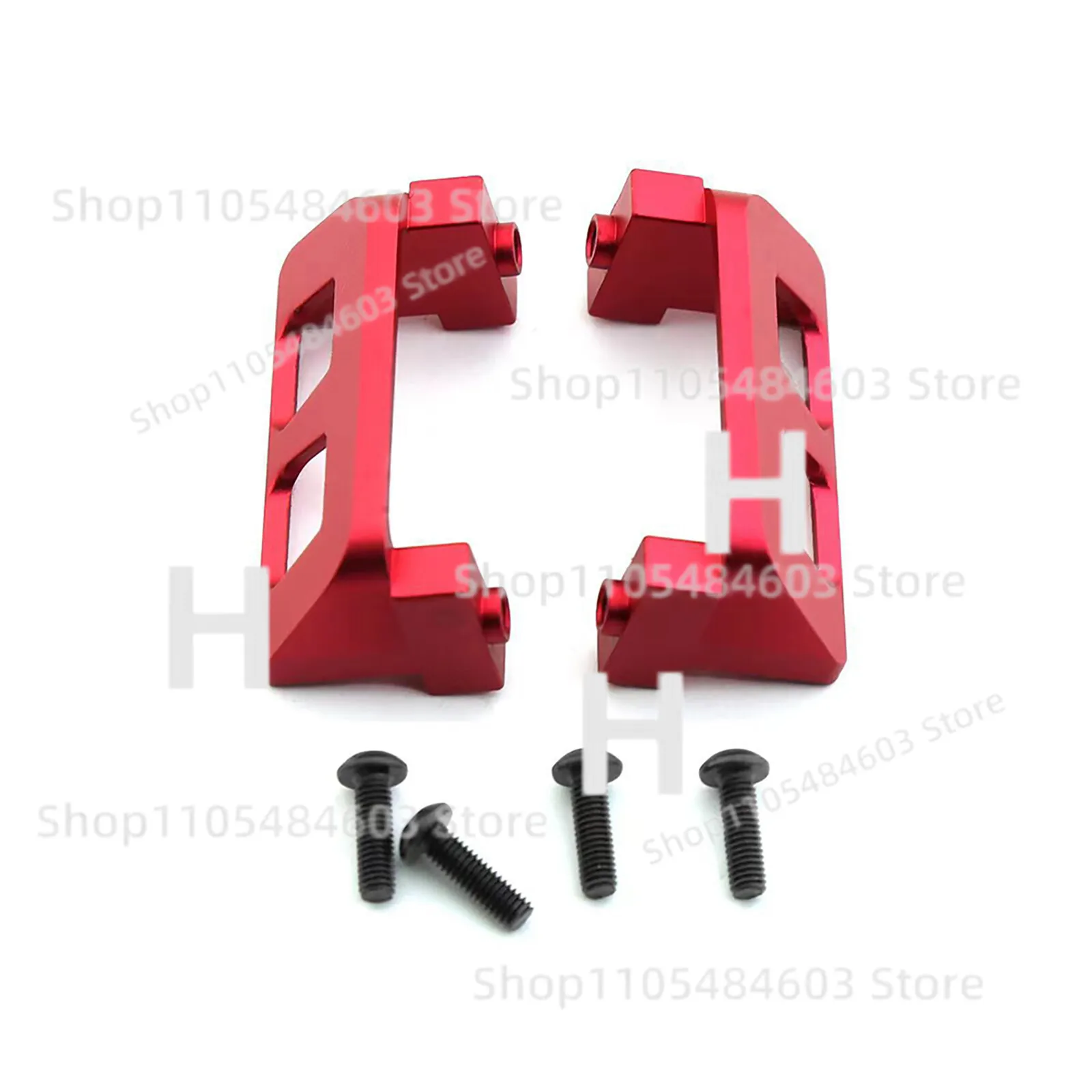 FOR Servo Guard Mount Aluminum Red for TRAXXAS 1/16  E-REVO SUMMIT SLASH RC Truck