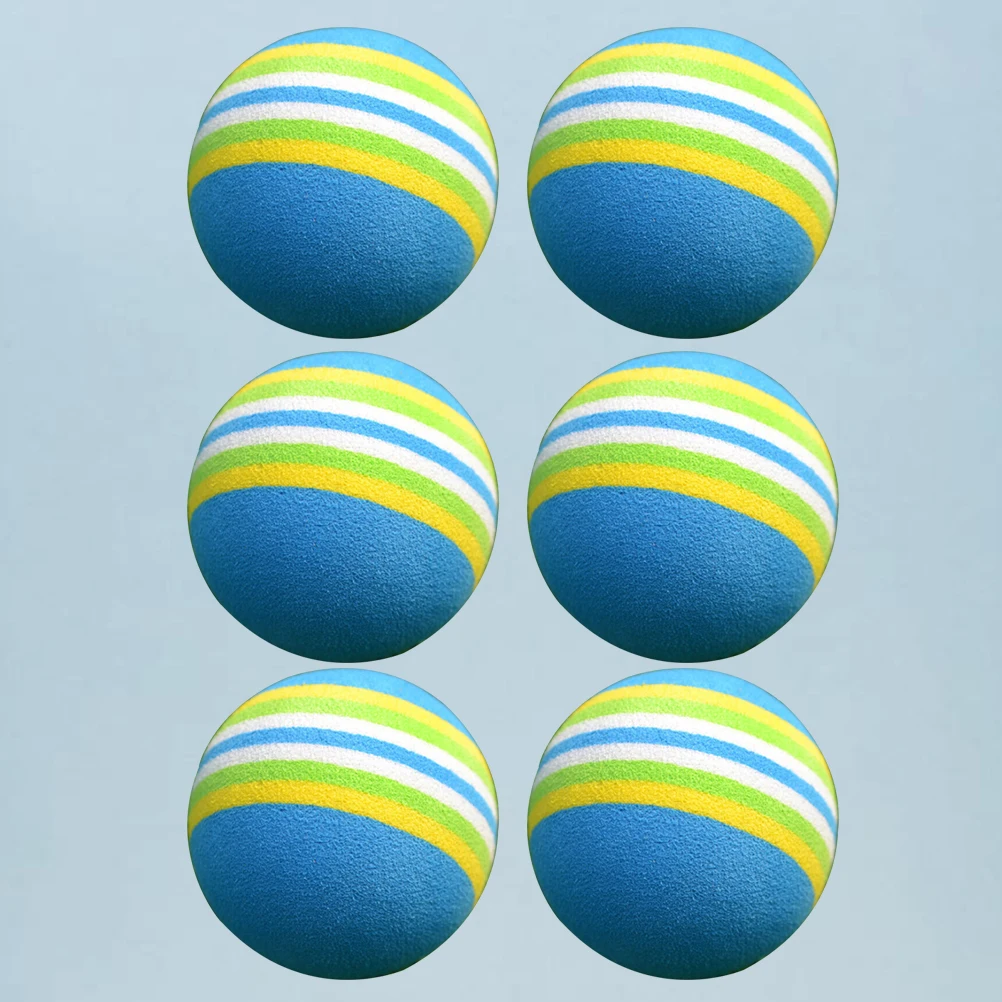 

20 pcs Golf Practice Balls Soft Lightweight Sponge Ideal Safe Elastic Driving Chipping Garden