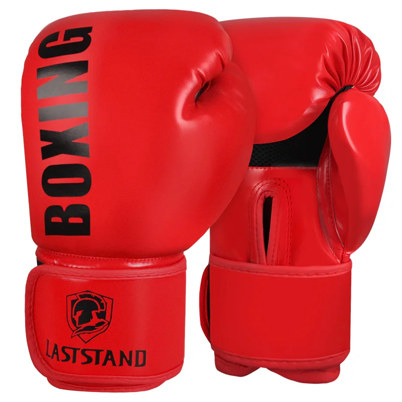 6/8/10/12oz Boxhandschuhe PU Atmungsaktive Kinder Erwachsene Professionelle Sanda Muay Thai Kampfhandschuhe Taekwondo Boxhandschuhe – Detail 6