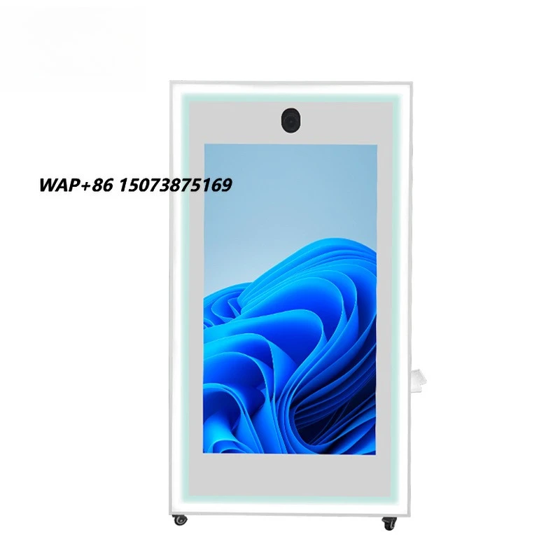 Customized Magic Mirror Studio Wheel Flying Box Photo Booth Self-Service Print Multi-Device Compatibility