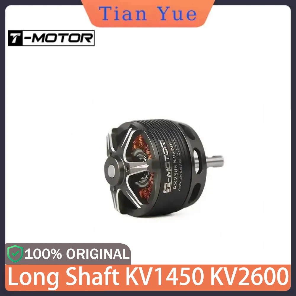 

T-MOTOR AS2308 1450-2600KV Long Shaft Brushless Motor 3-4S High Thrust for FPV Racing Fixed Wing RC Drone