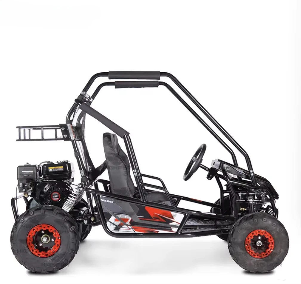 Adult High Speed Off Road Go Kart 196cc 4 Stroke 65HP High Torque Engine with Hydraulic Brakes for Outdoor Adventure Sports