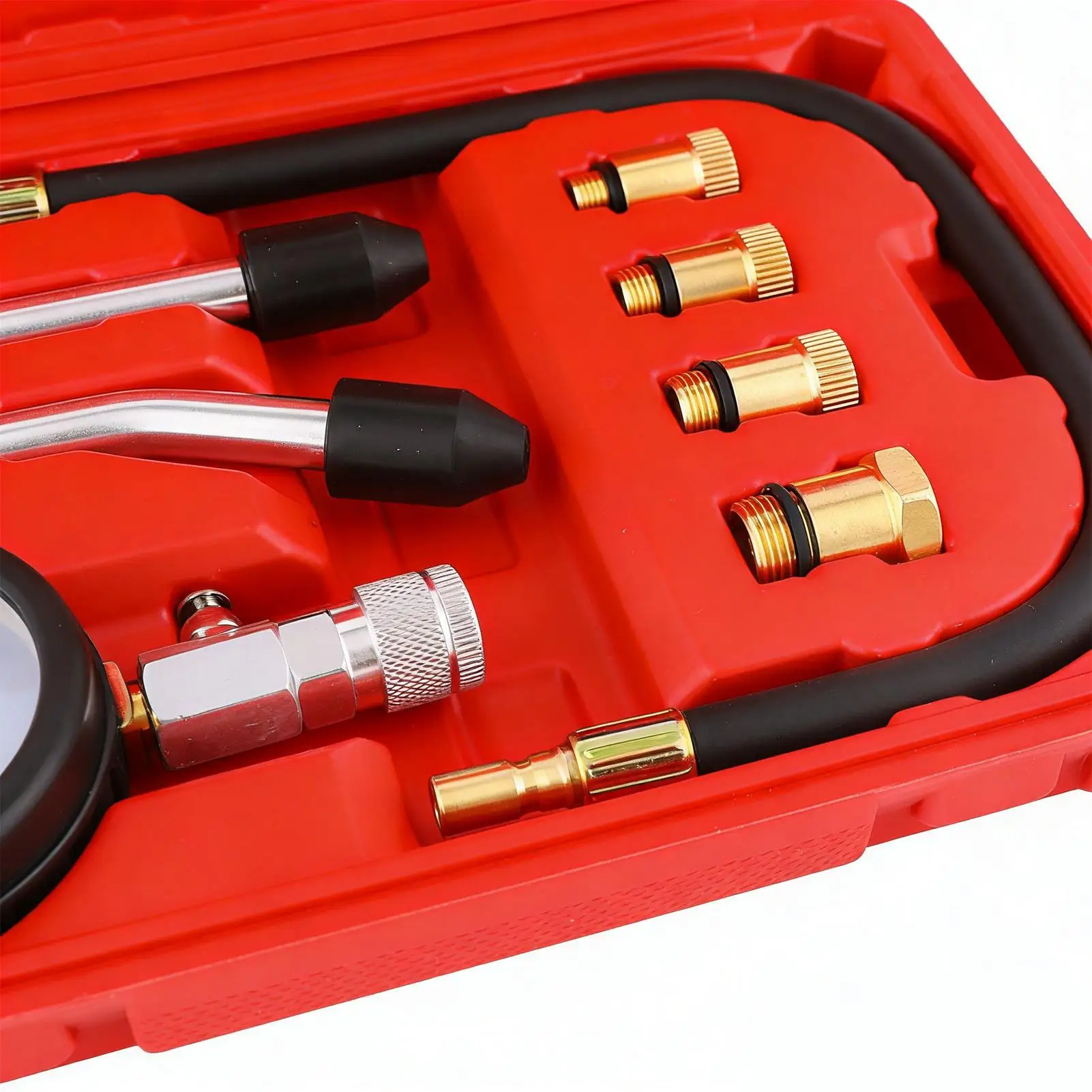 Compression Tester Kit Multifunctional Repair Tools Car Pressure Gauge Testing Kit For Truck Vehicle Car Automotive SUV