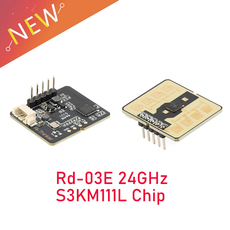 24G Human Body Movement Precision Ranging and Positioning/Gesture Recognition Radar Sensor Module Rd-03E