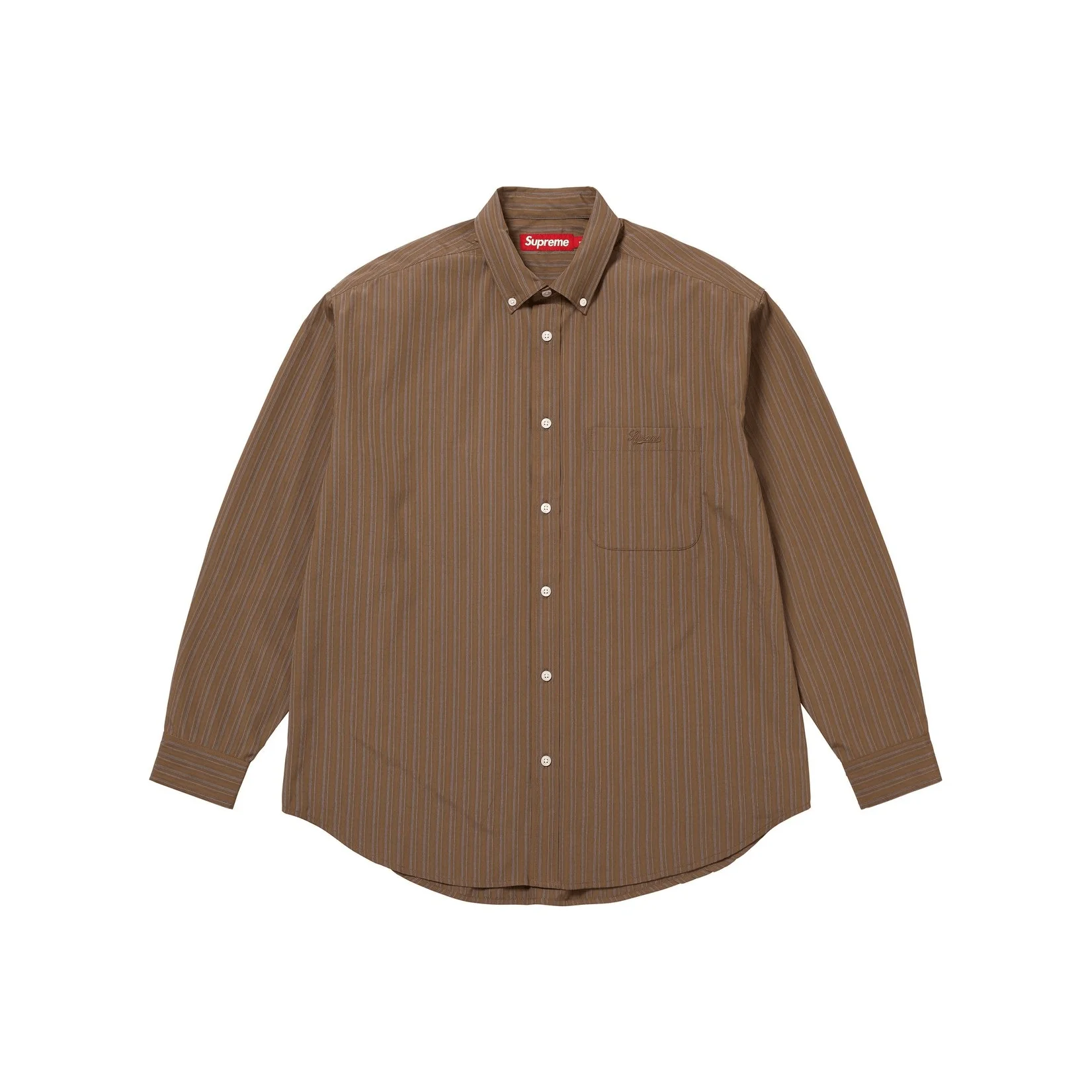 Supreme FW25 WEEK15 Pinstripe Shirt Unisex SUP-FW25-142