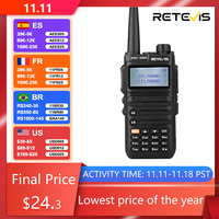 Retevis RA685 Walkie Talkie Ham Two-way Radio Stations Long Range Walkie-talkies Profesional UHF VHF USB Type C Charger 5W CHIRP