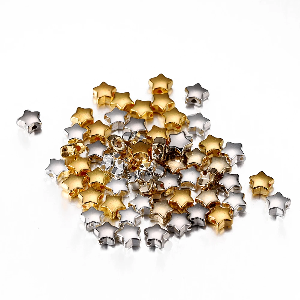 100/200Pcs CCB Bead Charm Irregular Loose Spacer Bead for DIY Necklace Bracelet Jewelry Making Supplies Accessories image 4