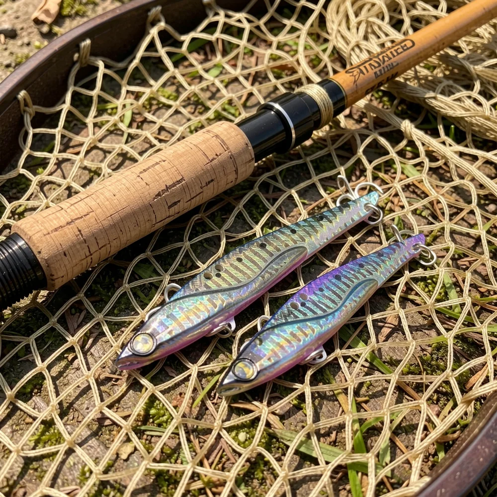 23g/35g Sinking Metal VIB Bait Anti-Wind Design for Freshwater Pike and Saltwater Seabass