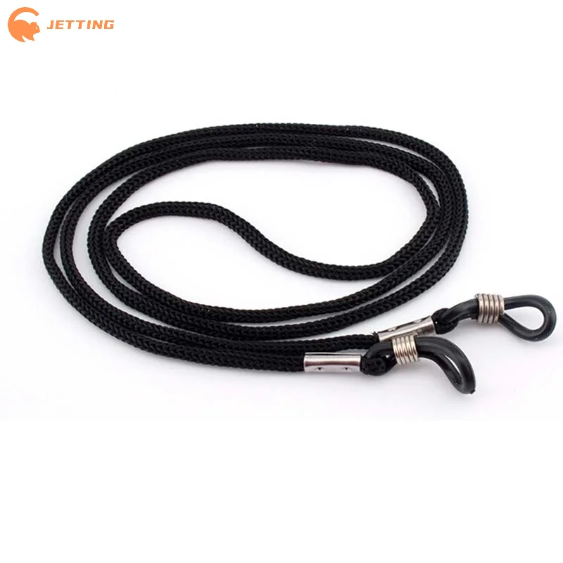 (New) 12Pcs/lot Black Nylon Cord Eyeglass Holder Sunglass Eyewear Glasses Neck String Straps