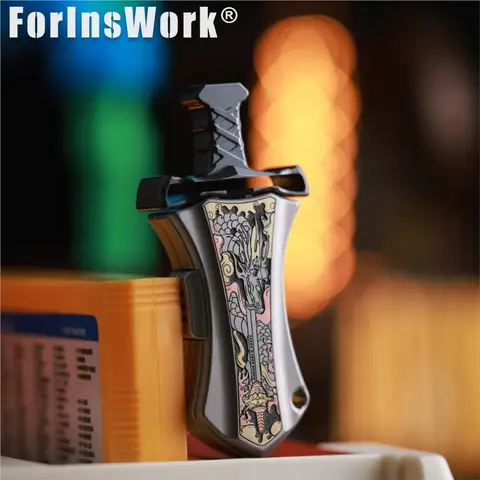 ACEdc&SHAN Studio Master Sword Stainless Steel Zirconium Polished Tuning Fork Sword Core | Limited To 25 Pcs Anxiety Toy