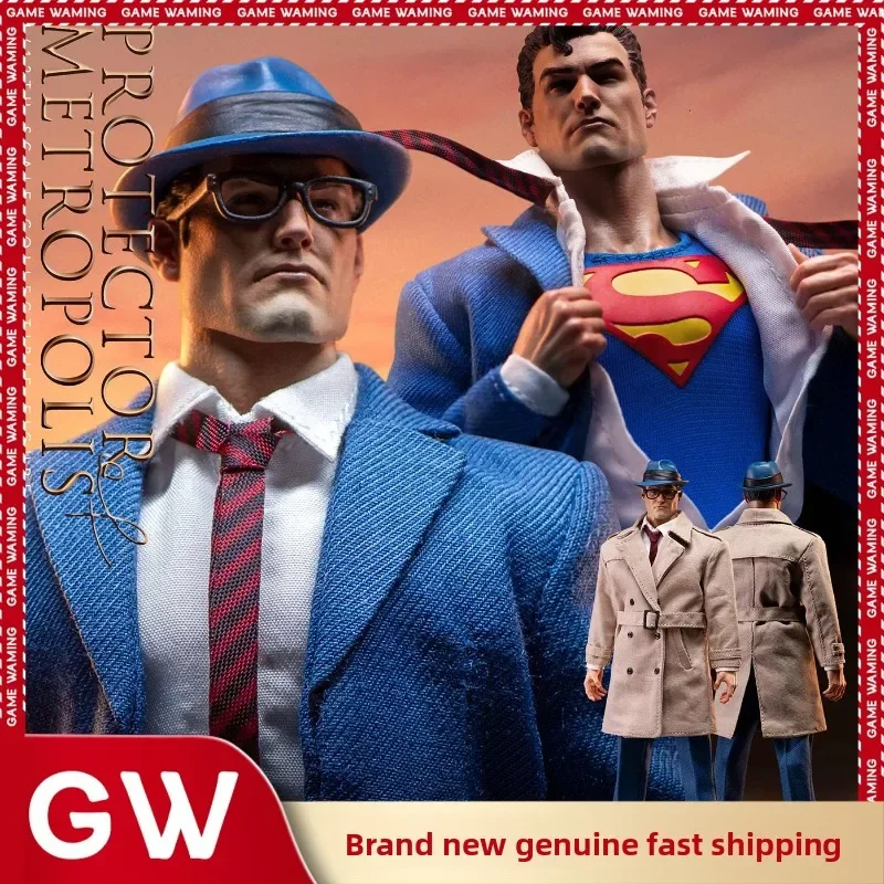 สินค้าใหม่ของเล่น MUFF 1/12 Metropolis Guardian นักข่าว Superman Clark Kent 6 นิ้ว Handmade ของขวัญ