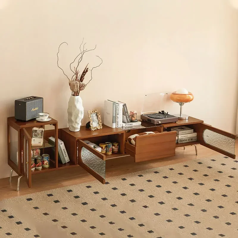 Meuble de salon moderne en bois extensible de Style nordique, meuble tv