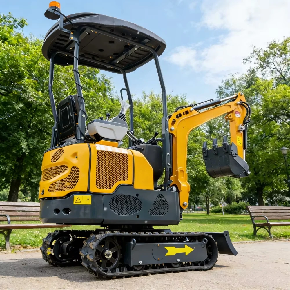 1.2Ton Small Digger Hydraulic Crawler Digging Excavator for Garden Home Use