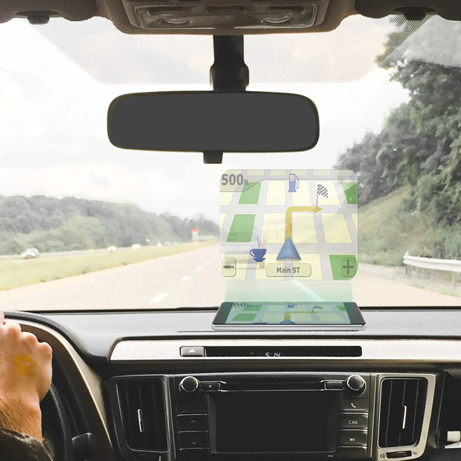 5Pcs Car Navigation Projector Screen Display Reflective Film Anti Glare Head Up Display Windshield Protector Film High