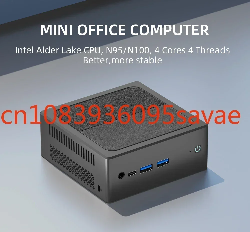 forNew 12Th Gen Mini Pc Windows11  N95 N100 Processor 8Gb Ddr5 4800Mhz 256Gb Pocket 12V Dual Lan Mini Computer