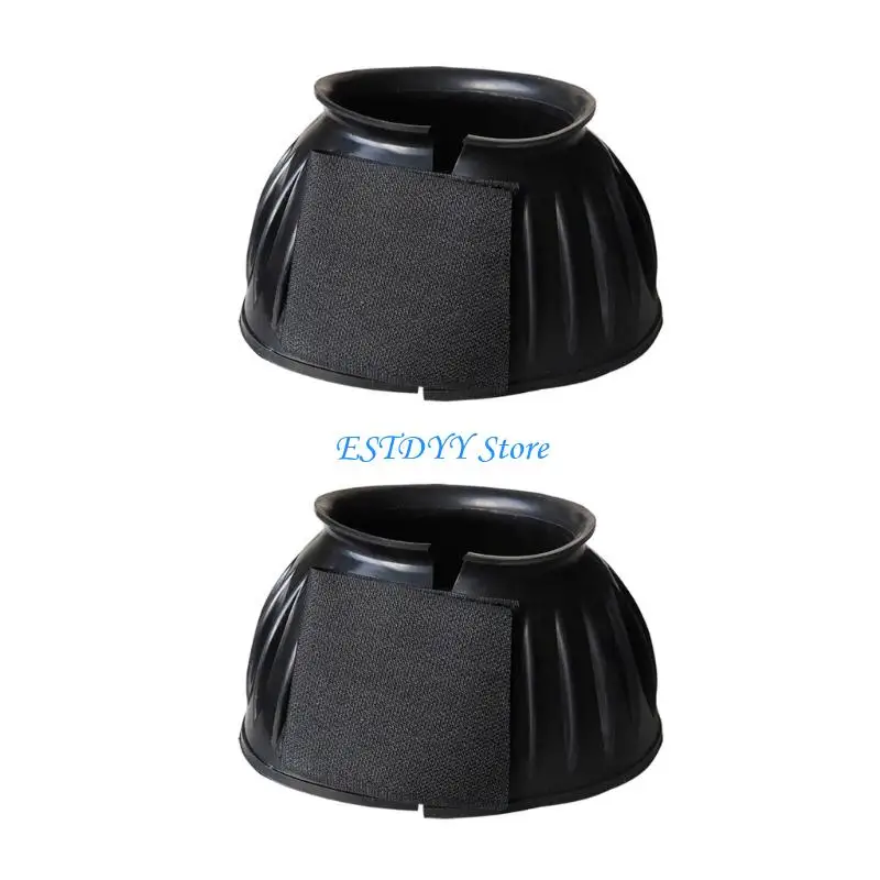 G6DE Horse Hoofs Protectors Rubber Horse Wrist Guard Protective Cover for Horses Comfort And Safety Training Equipment