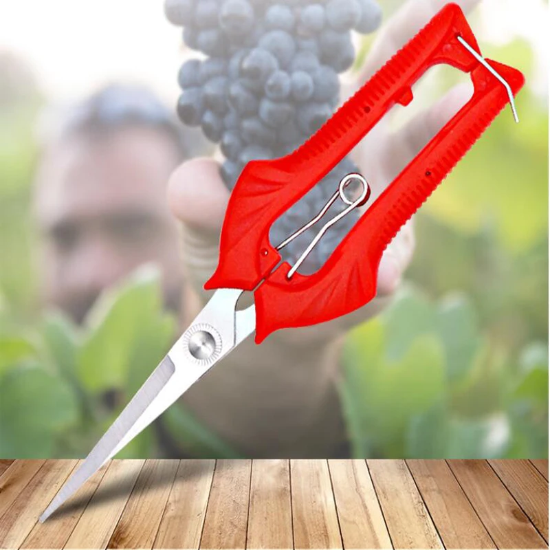 Gardening Hand Pruner Micro-Tip Pruning Snips Leaf Trimmer Straight Florist Scissor for Plants Garden Scissors Pruning Shears