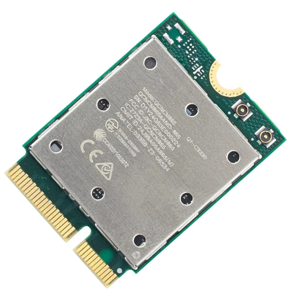 WiFi 7 QCNCM865 For M.2 2230 Wireless Network Card 2.4G 5G 6GHz Tri-band BT 5.3 5.8Gbps Adapter For PC For Laptop Desktop