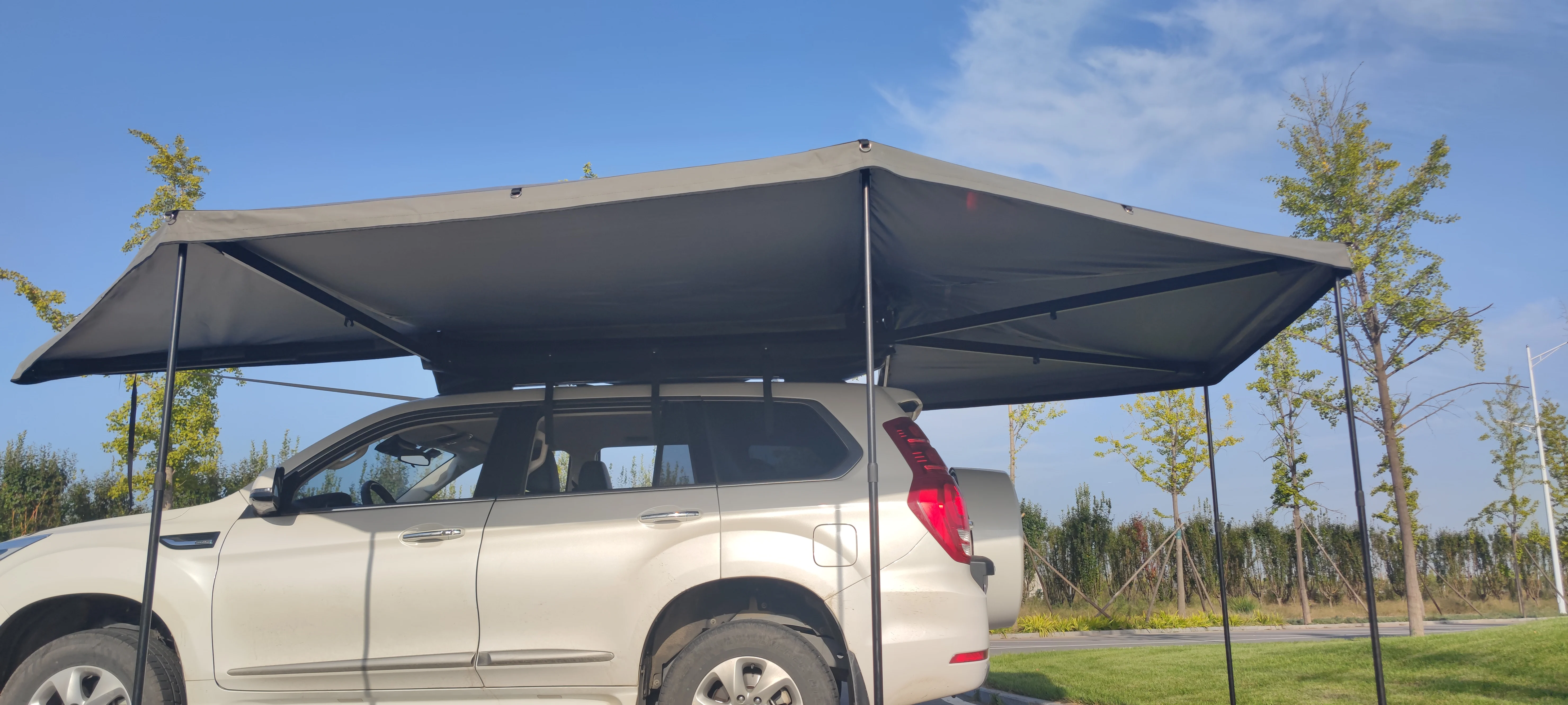 Outdoor Car Side Awning Roof Tent Car Roof Side Awning Foxwing Car Side Awning Tent