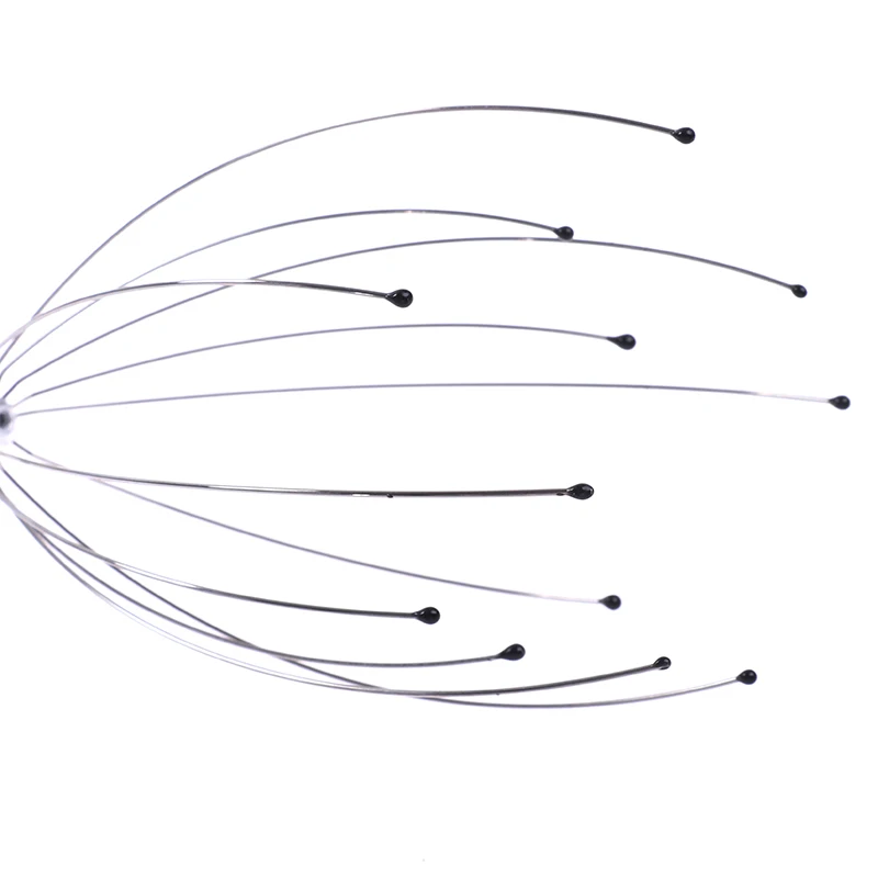 1ชิ้นหัวนิ้วเครื่องนวดไฟฟ้าผมจัดสปาหนังศีรษะคอความเครียดนวด Relief