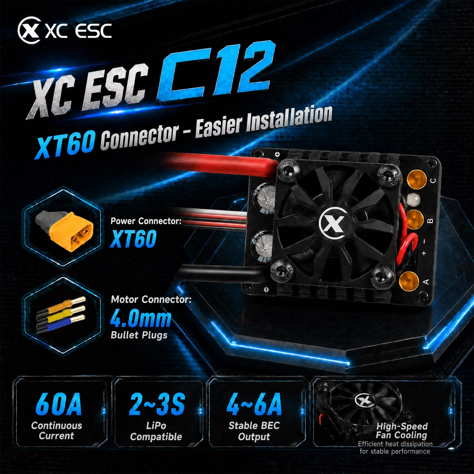 xc-esc-c12-60a-2-3s-lipo-bec-74-84v-inalambrico-para-esc-sin-escobillas-rc-1-12-nuevo