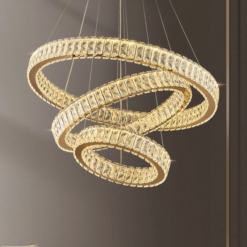 Modern home decor ring led lights pendant light lamps for living room Chandeliers for dining room hanging light indoor lighting