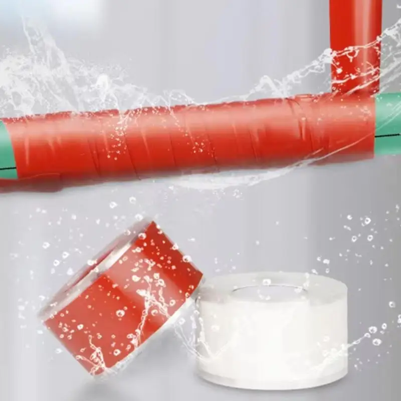 1/3 ชิ้นซุปเปอร์แข็งแกร่งกันน้ำหยุดเทปซีลซ่อมประสิทธิภาพซิลิโคนกาวฉนวนท่อท่อน้ำเทปซ่อม