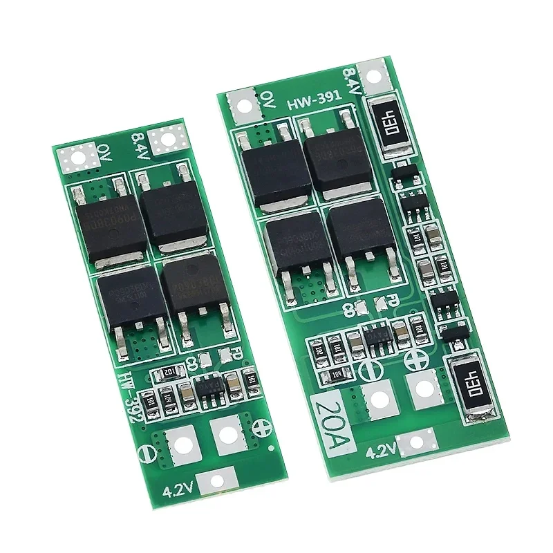 5/20/100Pcs 2S 20A 7.4V 8.4V 18650 Lithium Battery Protection Board/BMS Board Standard/Balance For DIY