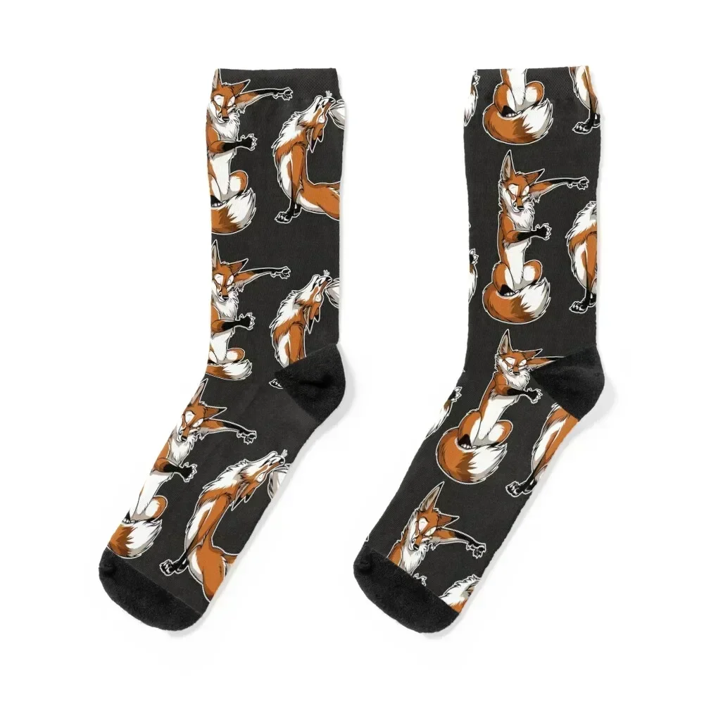 YOGA Foxes Socks ankle winter Non-slip winter gifts Women's Socks Men's