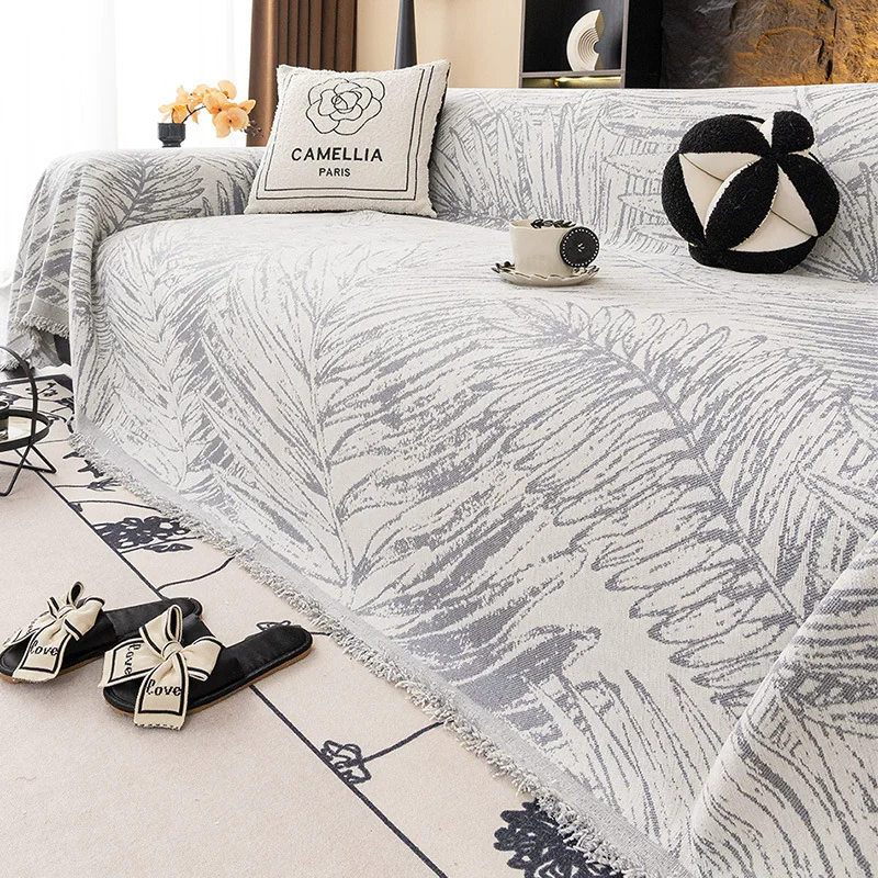 

2025 New French Style All-inclusive Sofa Towel Four Seasons Living Room Sofa Cover Cloth Towel Cushion