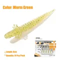 6cm Worm Green