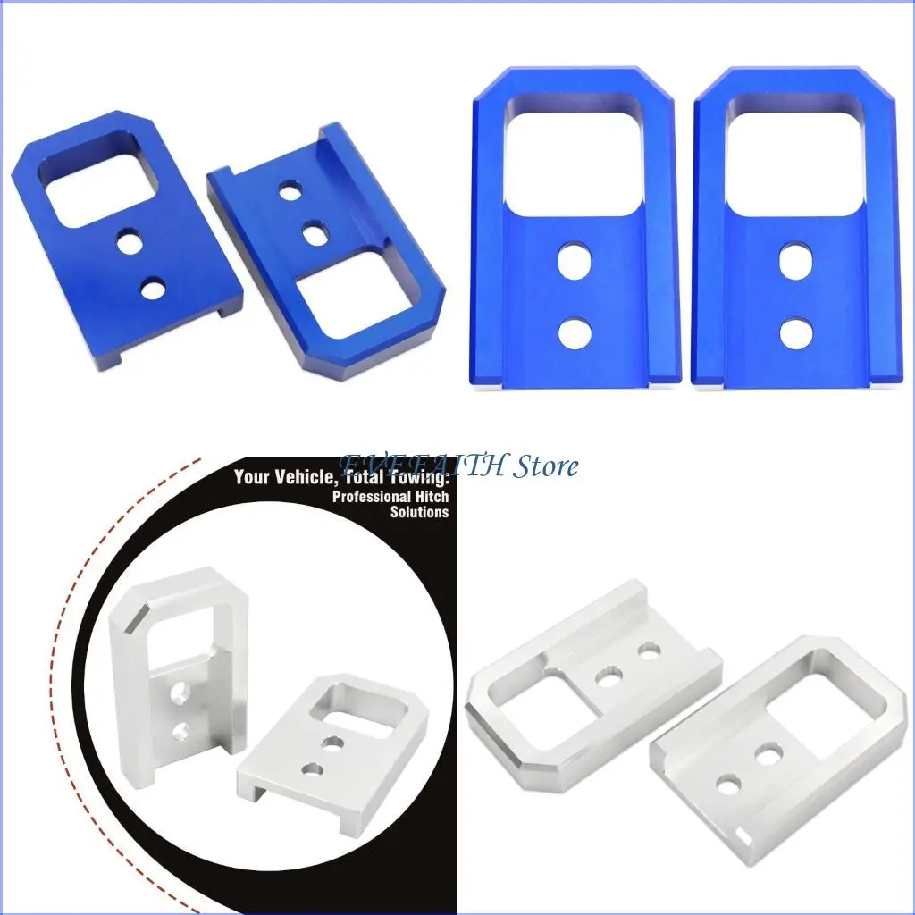 

124B Heavy Duty Tow Hooks T6061 Aluminum Visibility Enhanced Tow Hooks Strong Front Tow Support Suitable for 2024 2026 Vehicle