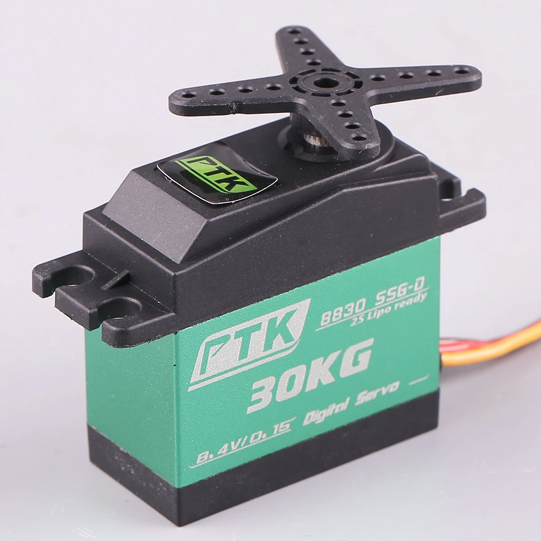 PTK 8830 30kg engranaje de dirección Digital de Metal alto Torque alto voltaje 8,4 v modelo de avión coche de escalada RV