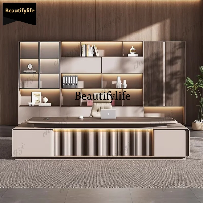 D80 Multi functional baking paint Computer desk Modern Minimalism l shaped desk bureaux de travail mesa para escritório furnitu